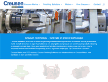 Tablet Screenshot of creusen.nl